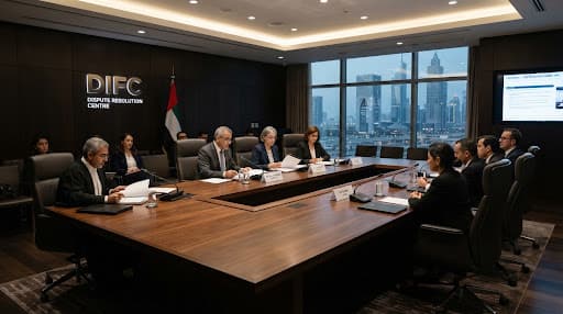 Arbitration room in Dubai International Financial Centre