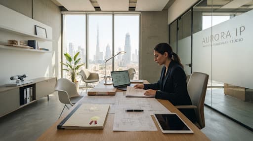 Patent and intellectual property office studio in Dubai